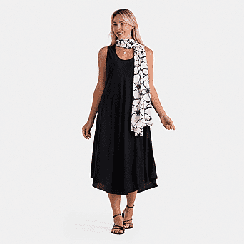 https://tjcuk.sirv.com/Products/85/5/8555115/La-Marey-Patterned-Dress-Size-One-Size-Black_8555115.jpg?w=342&h=342