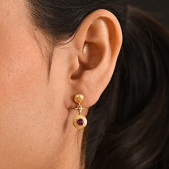 https://tjcuk.sirv.com/Products/85/5/8555209/D-Joy-Radiant-Ember-Garnet-Dangling-Earring-with-Push-Post-in-Yellow-G_8555209_1.jpg?w=342&h=342