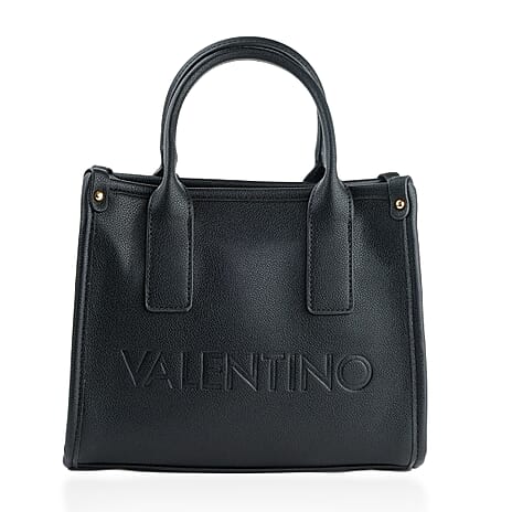 Mario Valentino Textured Handbag - Black