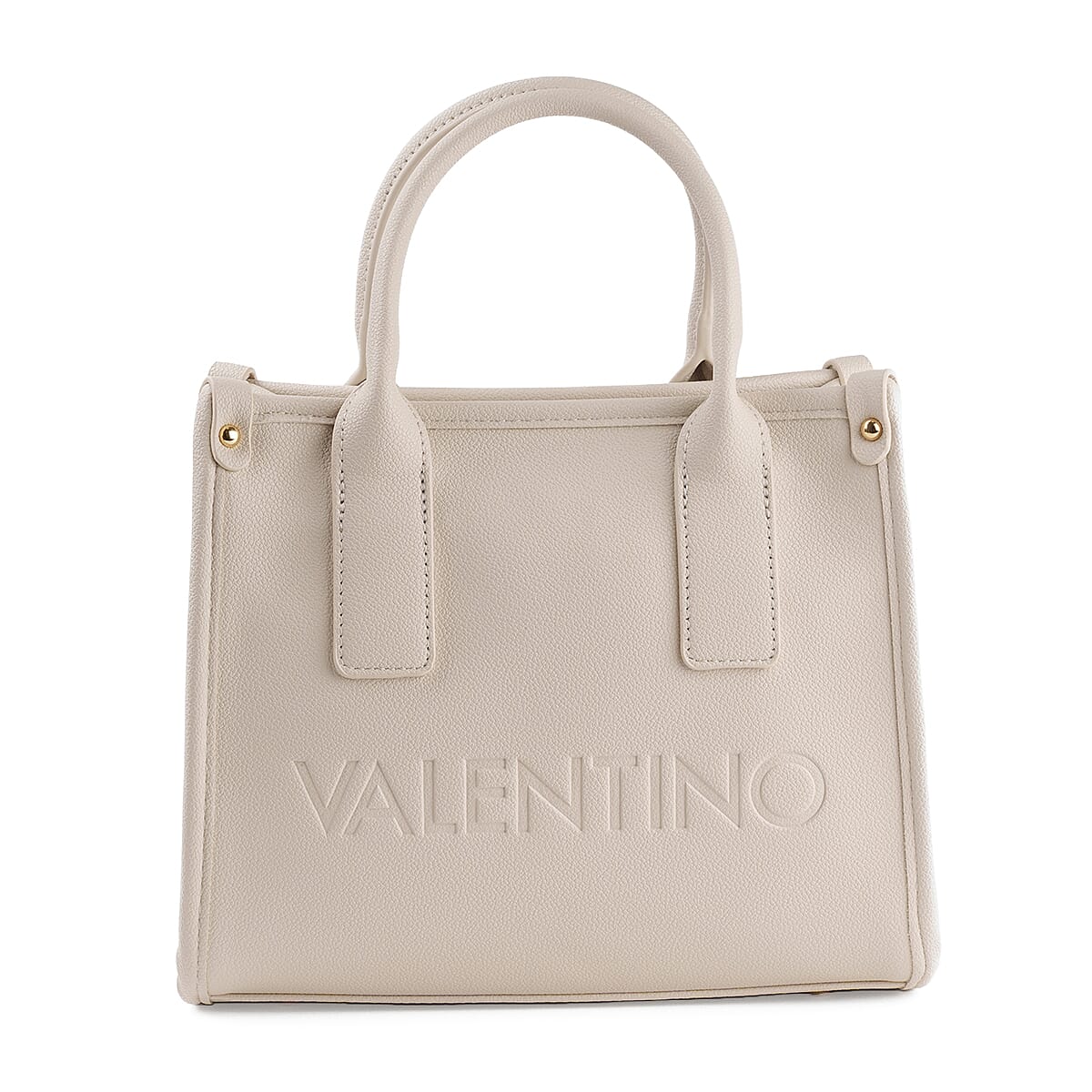 Mario Valentino Leather Small Handbag - Cream
