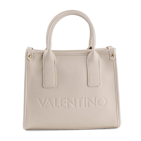 Mario Valentino Leather Small Handbag - Cream