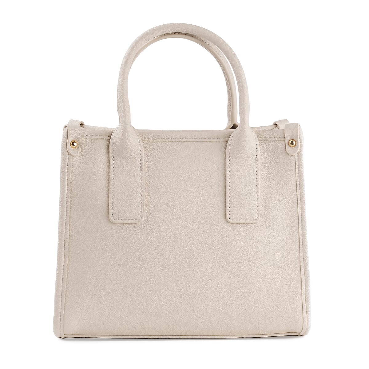 Mario Valentino Leather Small Handbag - Cream