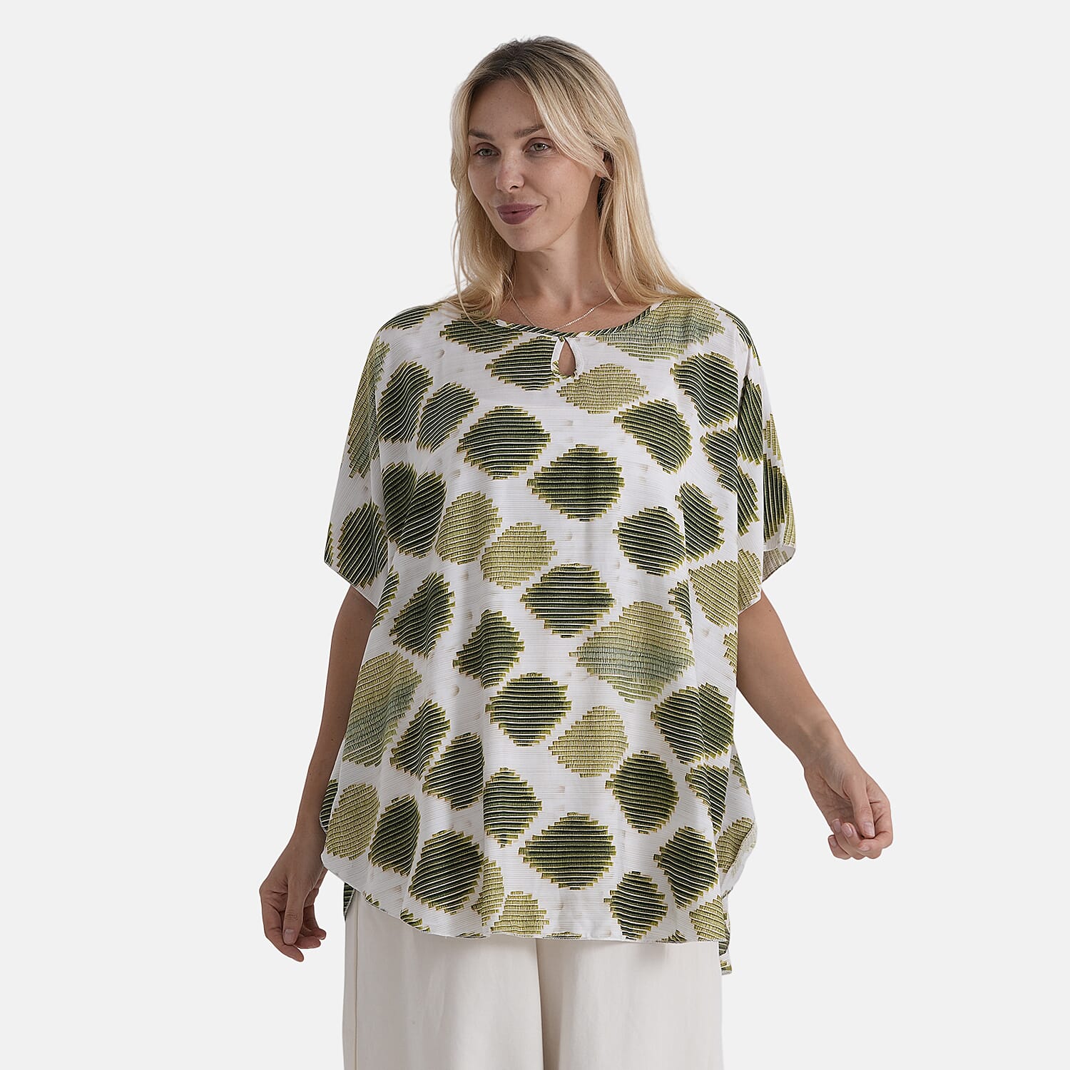 La Marey Round Neck Top