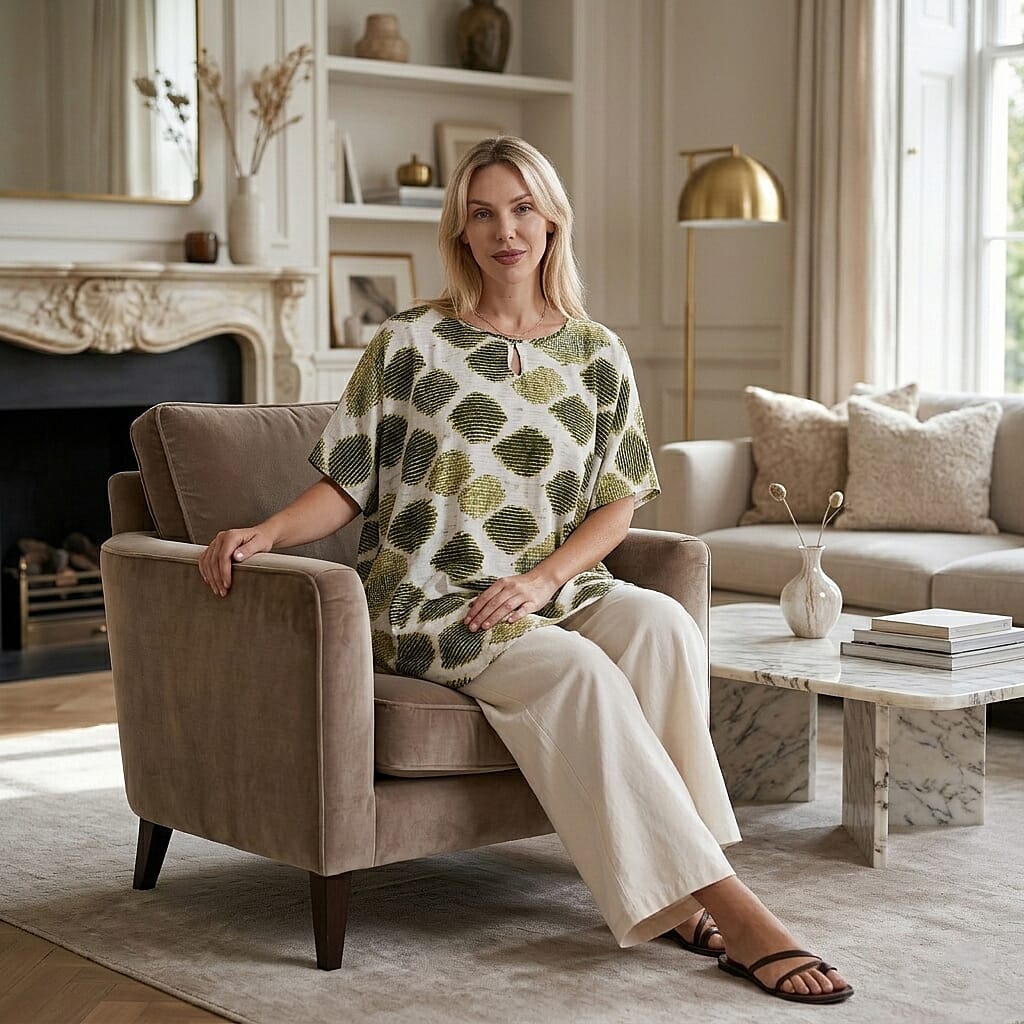 La Marey Round Neck Top