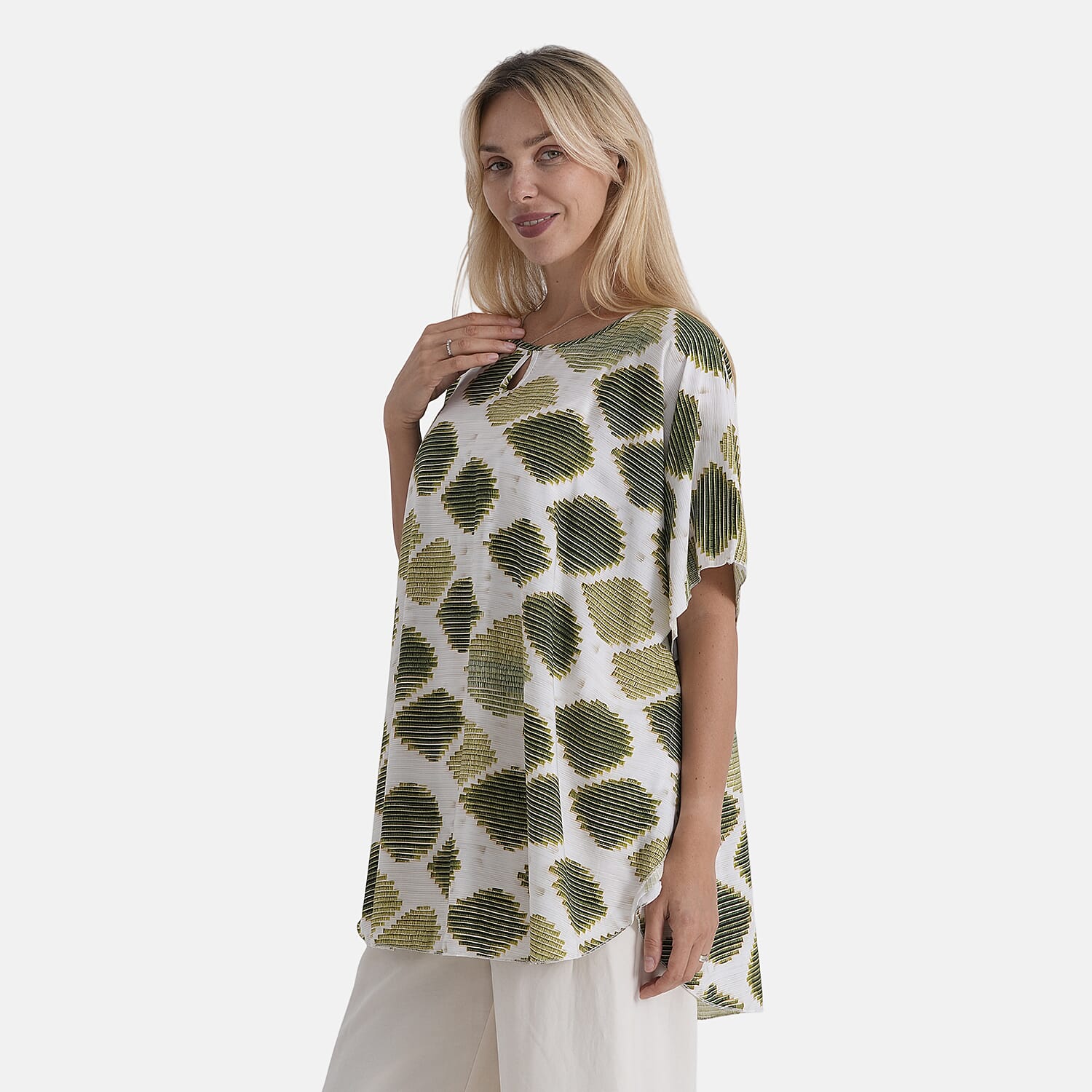 La Marey Round Neck Top
