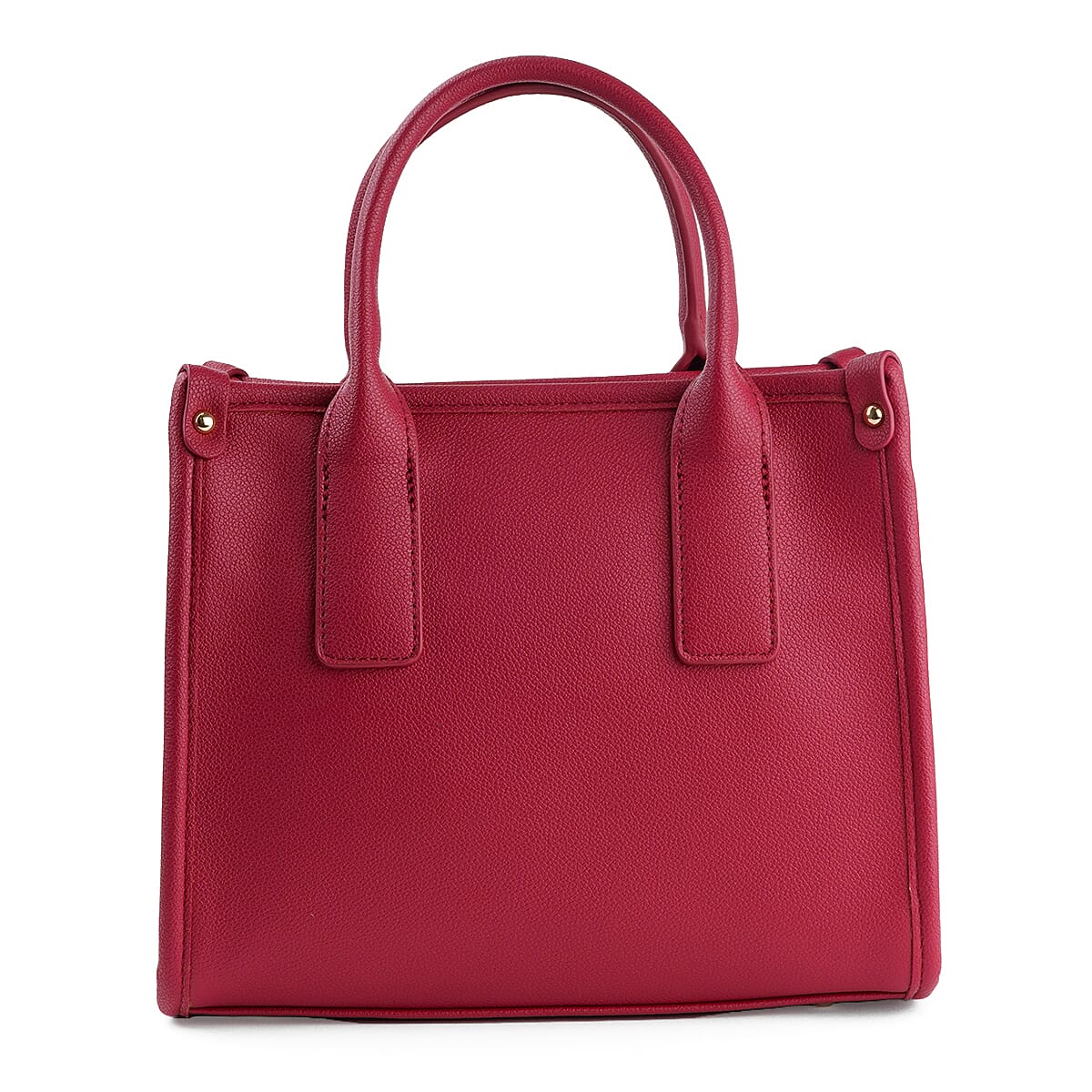 Mario Valentino Leather Handbag - Red