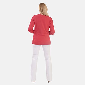 https://tjcuk.sirv.com/Products/85/5/8555437/Pure-And-Natural-Super-Soft-V-Neck-Jumper-Size-10-Coral_8555437_3.jpg?w=342&h=342