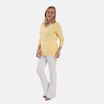 https://tjcuk.sirv.com/Products/85/5/8555442/Pure-And-Natural-Super-Soft-V-Neck-Jumper-Size-12-Lemon_8555442_3.jpg?w=342&h=342