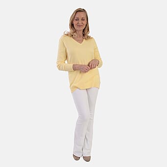 https://tjcuk.sirv.com/Products/85/5/8555443/Pure-And-Natural-Super-Soft-V-Neck-Jumper-Size-10-Lemon_8555443_1.jpg?w=342&h=342