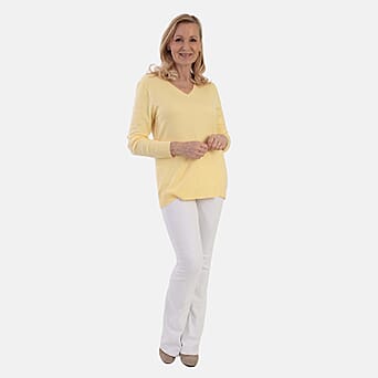 https://tjcuk.sirv.com/Products/85/5/8555446/Pure-And-Natural-Super-Soft-V-Neck-Jumper-Size-18-Lemon_8555446.jpg?w=342&h=342