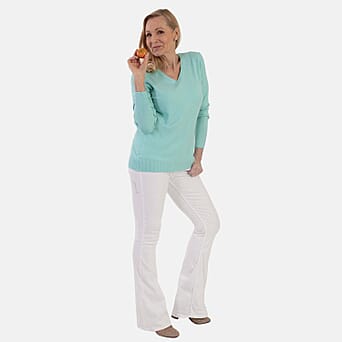 https://tjcuk.sirv.com/Products/85/5/8555459/Pure-And-Natural-Super-Soft-V-Neck-Jumper-Size-10-Aqua_8555459_1.jpg?w=342&h=342