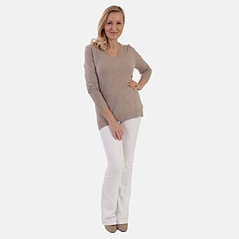 https://tjcuk.sirv.com/Products/85/5/8555480/Pure-And-Natural-Super-Soft-V-Neck-Jumper-Size-12-Oatmeal_8555480.jpg?w=342&h=342