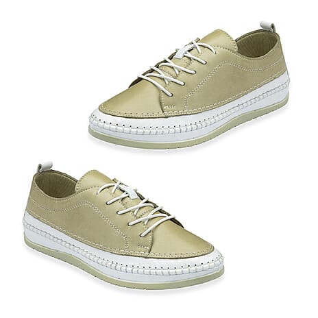 Lotus Womens Rimini Lace Up Casual Sneaker (Size 9) - Sage