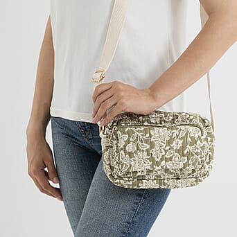 https://tjcuk.sirv.com/Products/85/5/8556412/Flower-Print-Multi-pocket-Crossbody-Sling-Bag-Olive_8556412_3.jpg?w=342&h=342