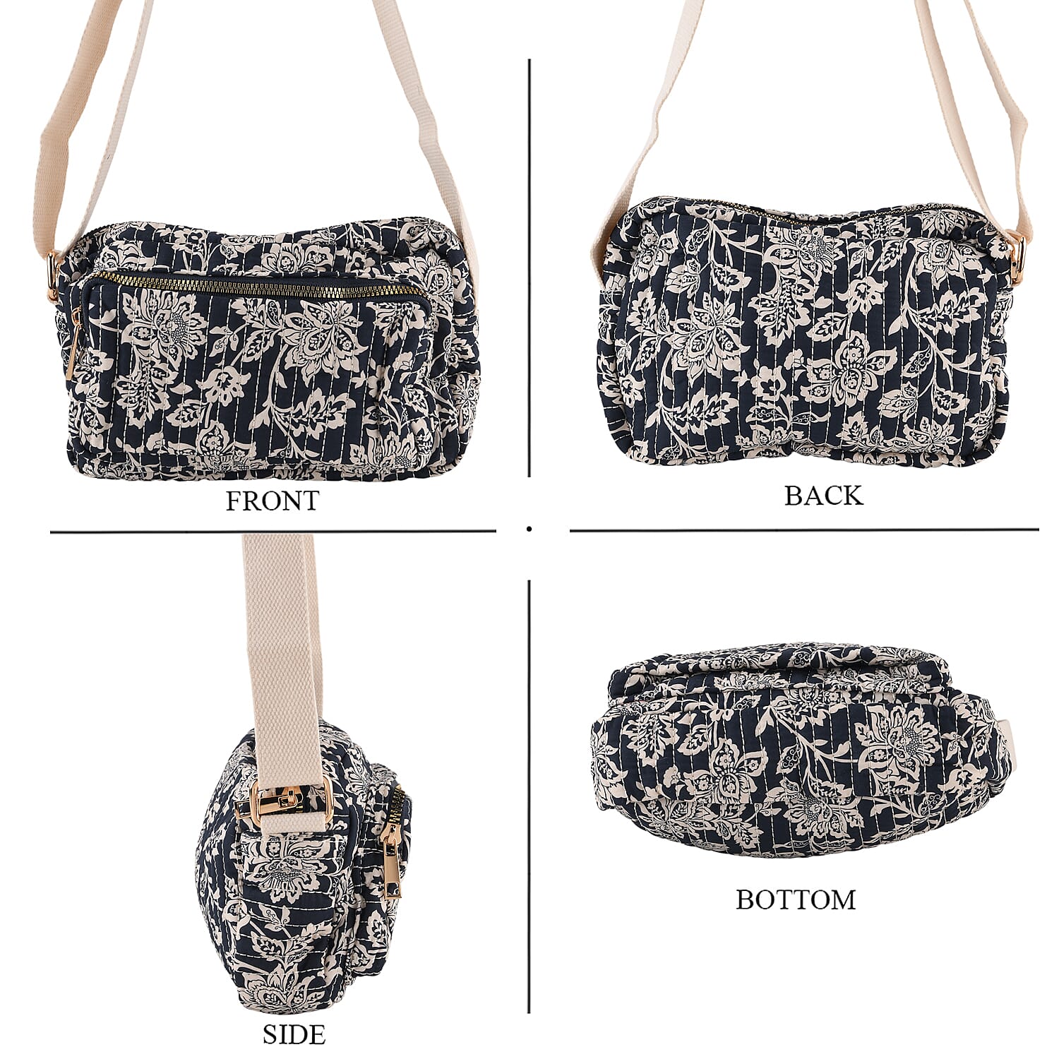 Crossbody Bag (Size - One Size) - Black