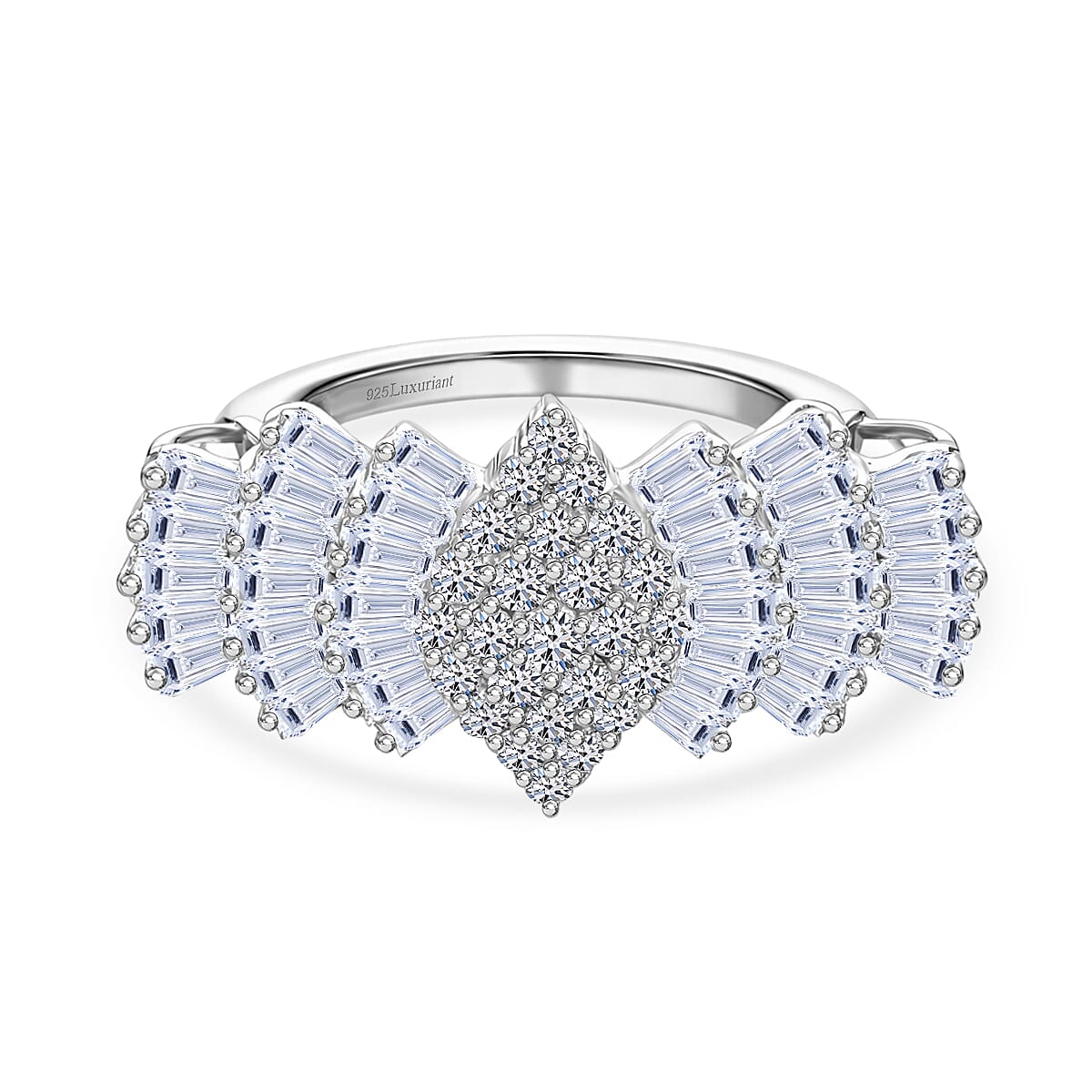 Luxuriant - SI Lab Grown Diamond Ring in 18K Vermeil Yellow Gold Plated Sterling Silver 2.00 Ct.