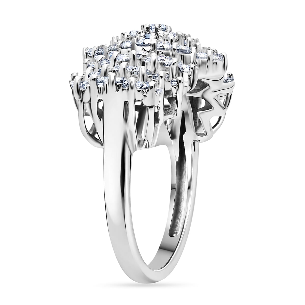 Luxuriant - SI Lab Grown Diamond Ring in 18K Vermeil Yellow Gold Plated Sterling Silver 2.00 Ct.