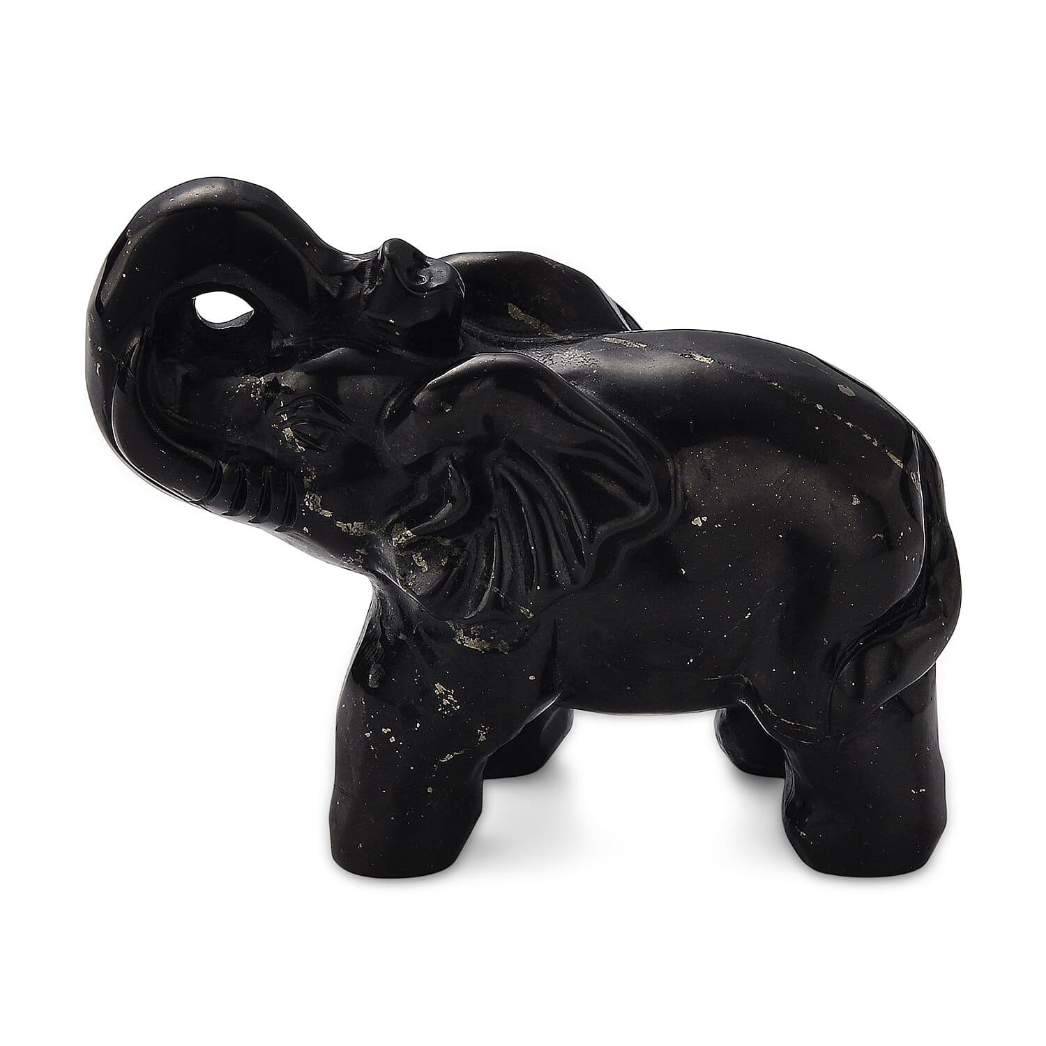 Shungite Elephant Symbolizing Decor 575.00 Ct.