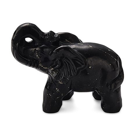 Shungite Elephant Symbolizing Decor 575.00 Ct.