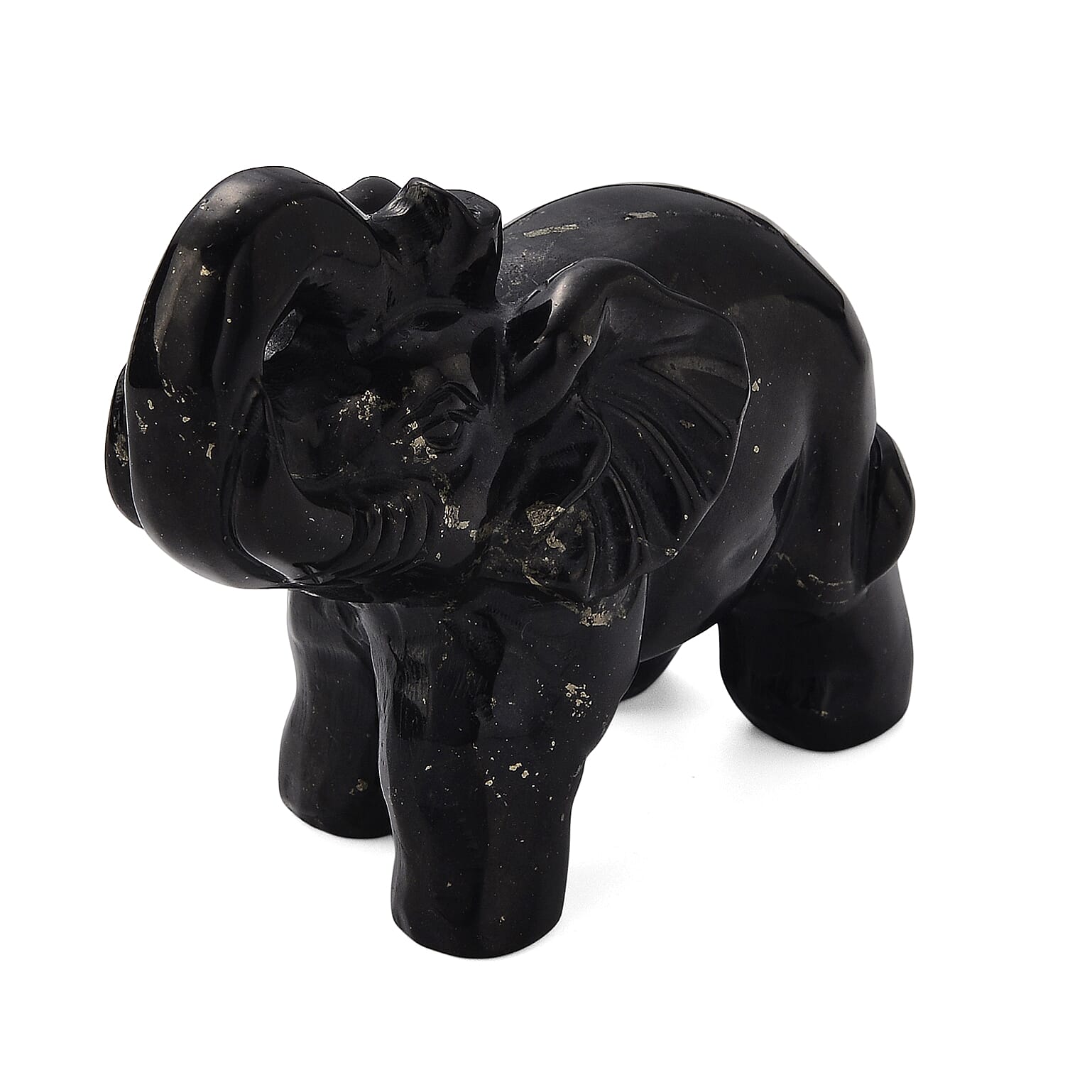 Shungite Elephant Symbolizing Decor 575.00 Ct.