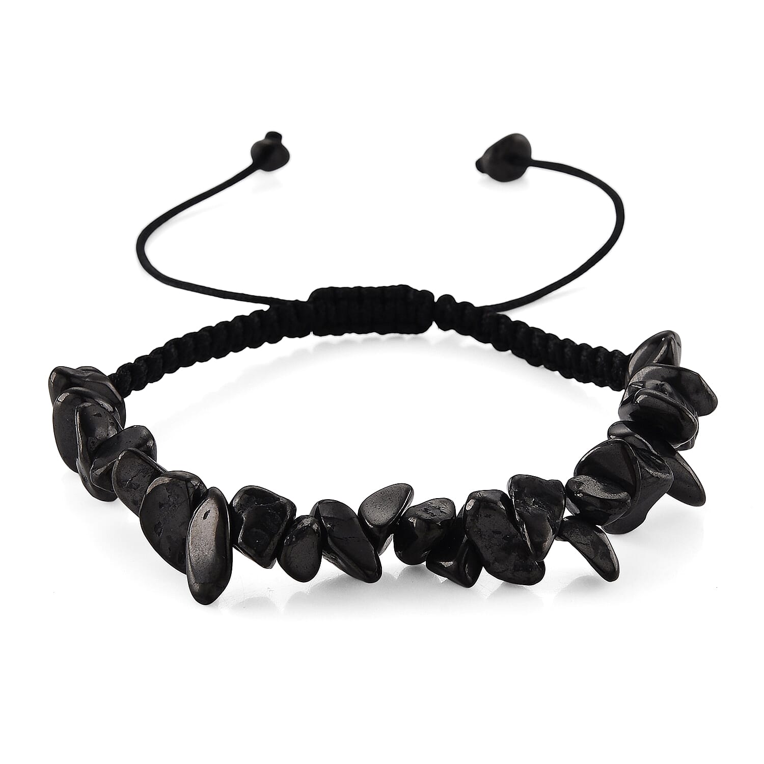Shungite Adjustable Bracelet (Size - 6 to 9.5) 100.00 Ct.