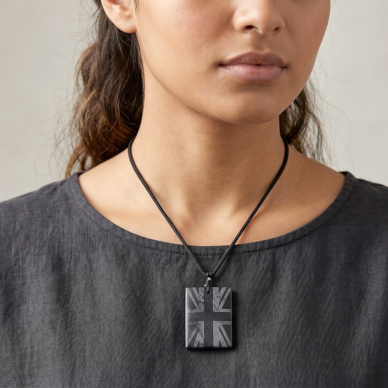 Shungite Adjustable Necklace (Size - 28) 90.00 Ct.