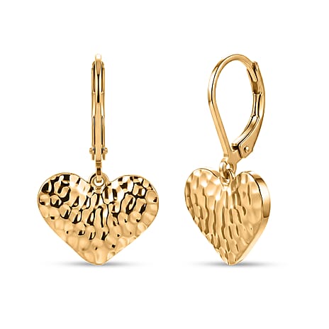 EverTrue - Lever Back Earring in Yellow Gold Tone