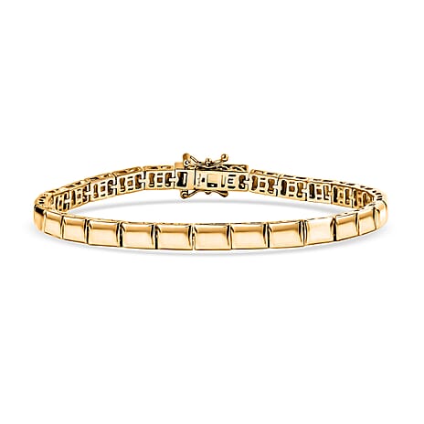 EverTrue Bronzella Collection - Bracelet (Size - 7.5) with GB Lock Box in 18K Gold Plating