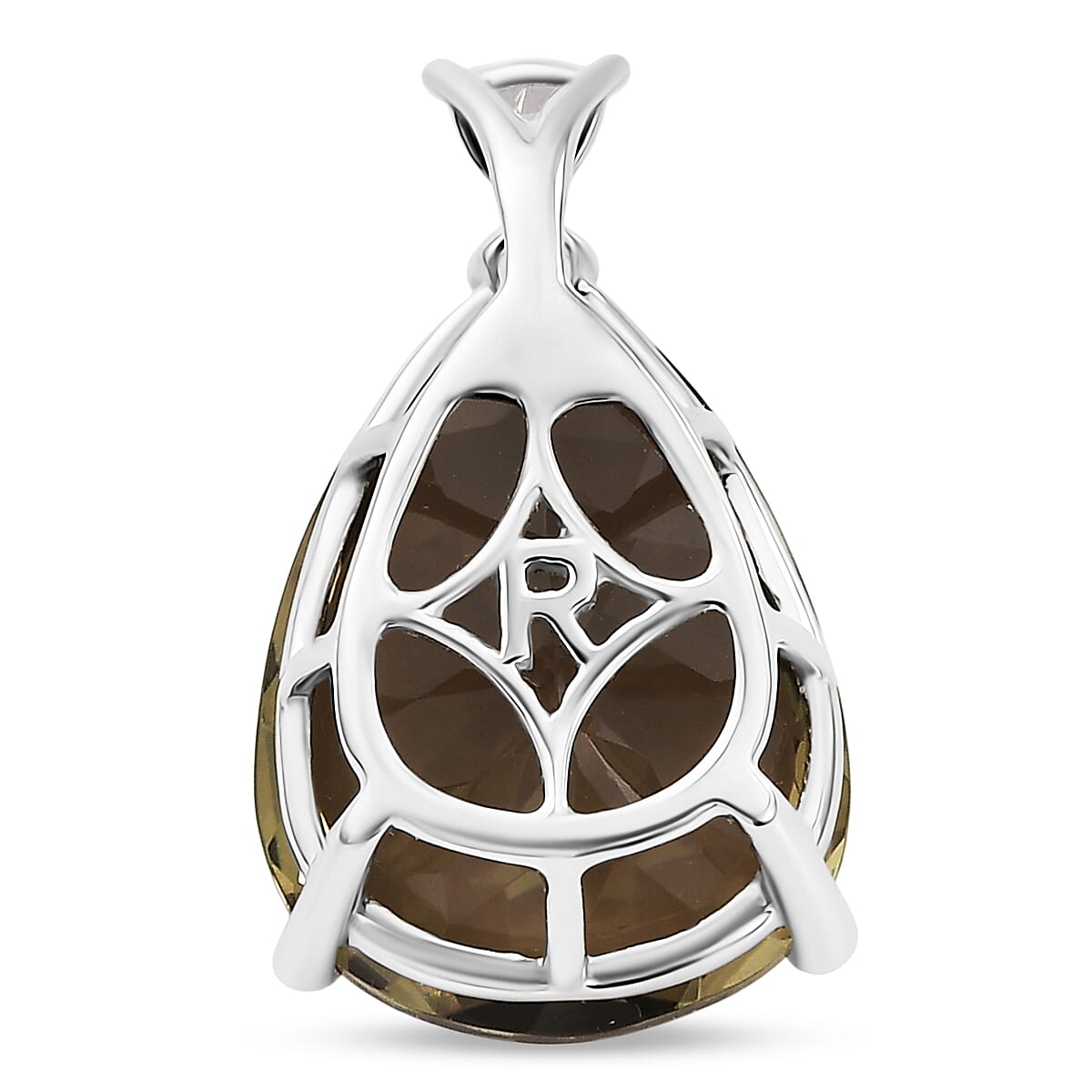 The Heirloom Collection -Rhapsody -950 Platinum AAAA Natural Turkizite and Natural Diamond (VS-E-F) Solitaire Pendant 20.13 Ct