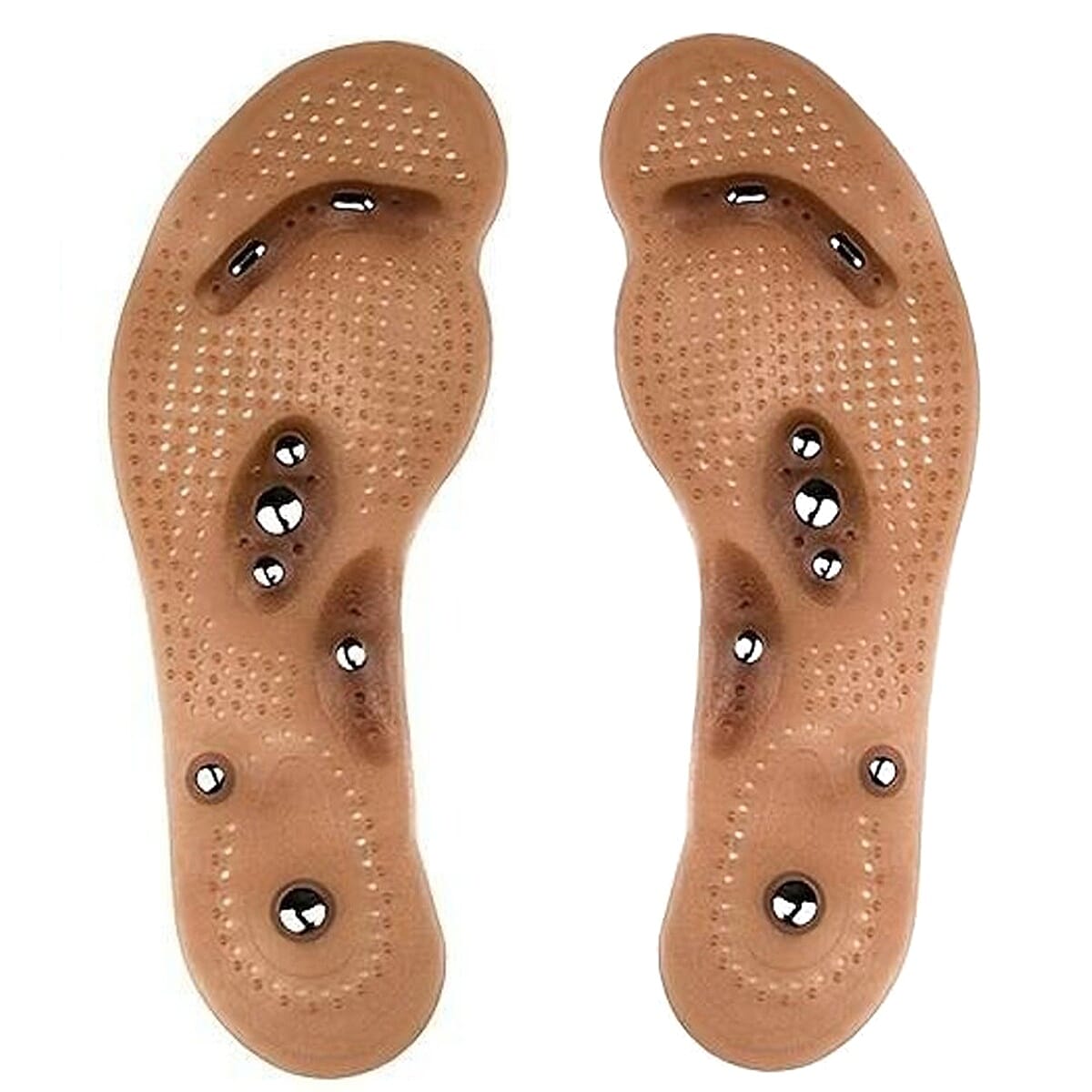2 Pair Of Magnetic Insoles (35-40) - Brown