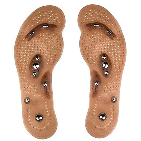 2 Pair Of Magnetic Insoles (35-40) - Brown