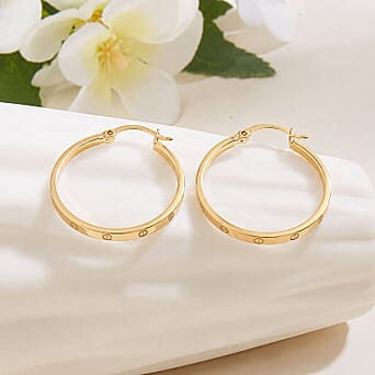 https://tjcuk.sirv.com/Products/85/6/8560729/One-Time-Deal-9K-Yellow-Gold-Hoop-Earring-with-Clasp_8560729_2.jpg?w=342&h=342