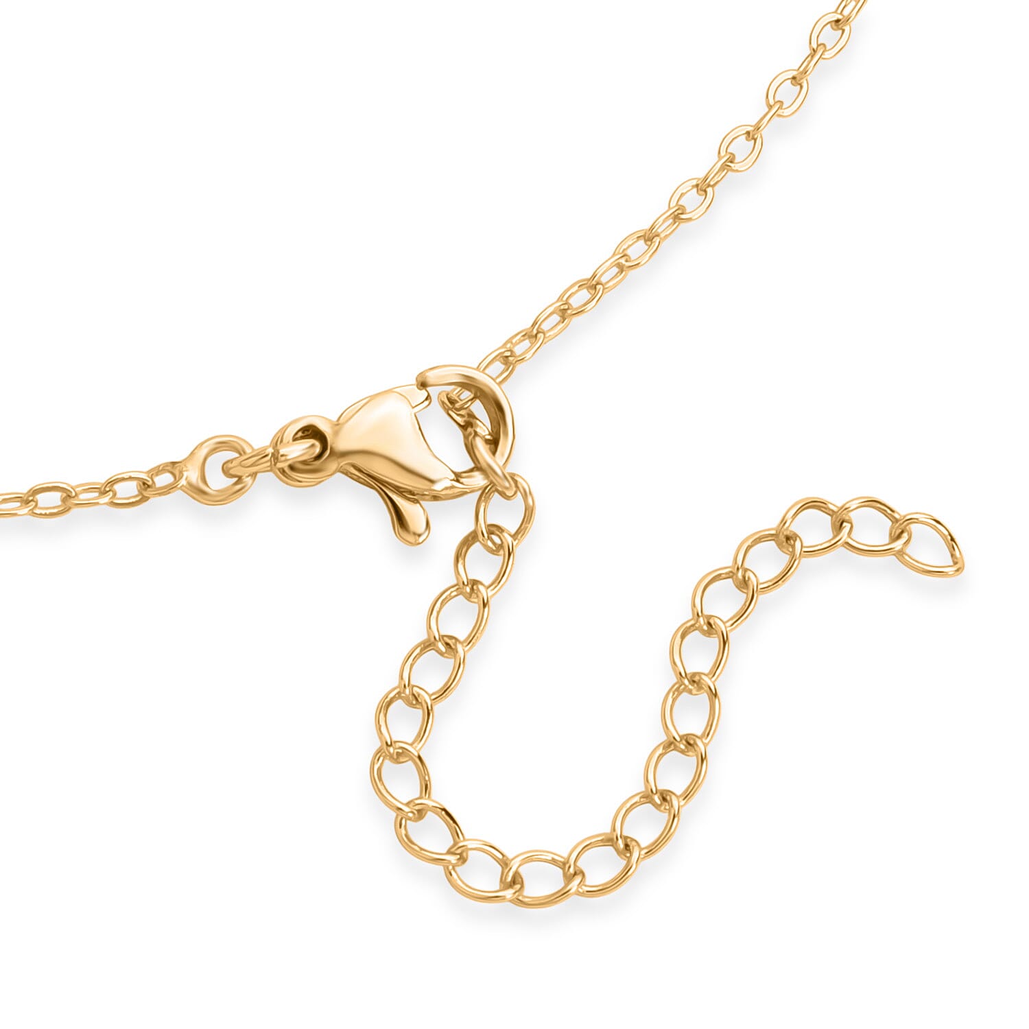 Dragon Emblem Necklace (Size - 20-2 Ext) in Yellow Gold Tone