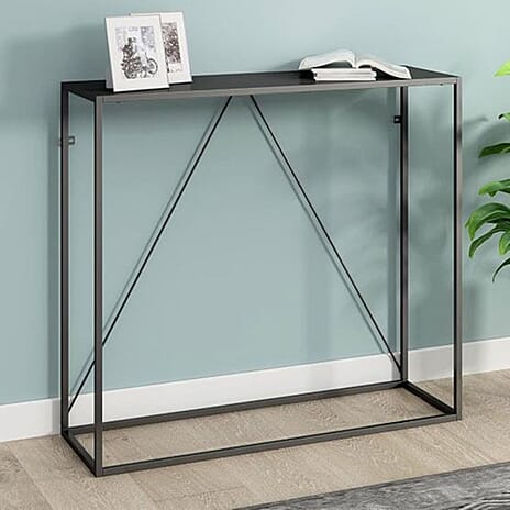 Bewdley Metal Medium Console Table - Black