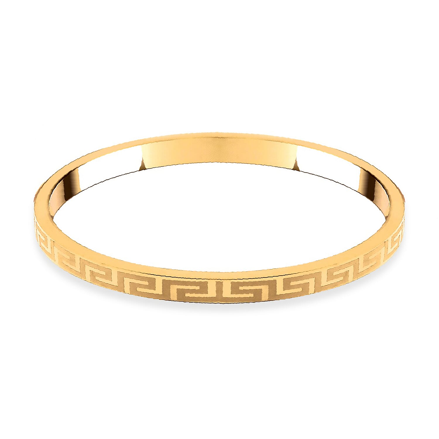 9K Yellow Gold Hindge Bangle (Size - 7), Gold Wt. 1.60 Gms
