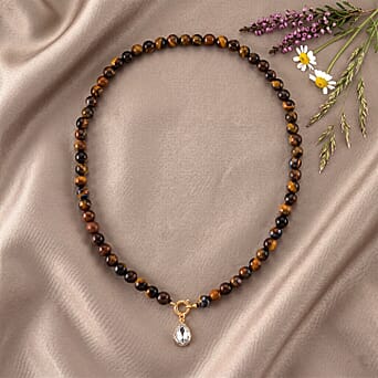 https://tjcuk.sirv.com/Products/85/6/8562293/Tigers-Eye-White-Cubic-Zirconia-Beads-Necklace-Size-20-with-Clasp-in-Y_8562293_2.jpg?w=342&h=342