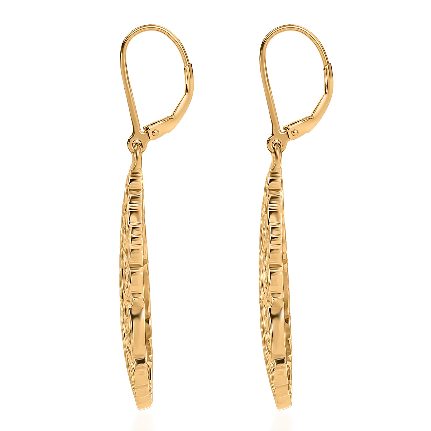 Bronzella Collection - EverTrue Filigree Earring with Lever Back in 18K Gold Plating