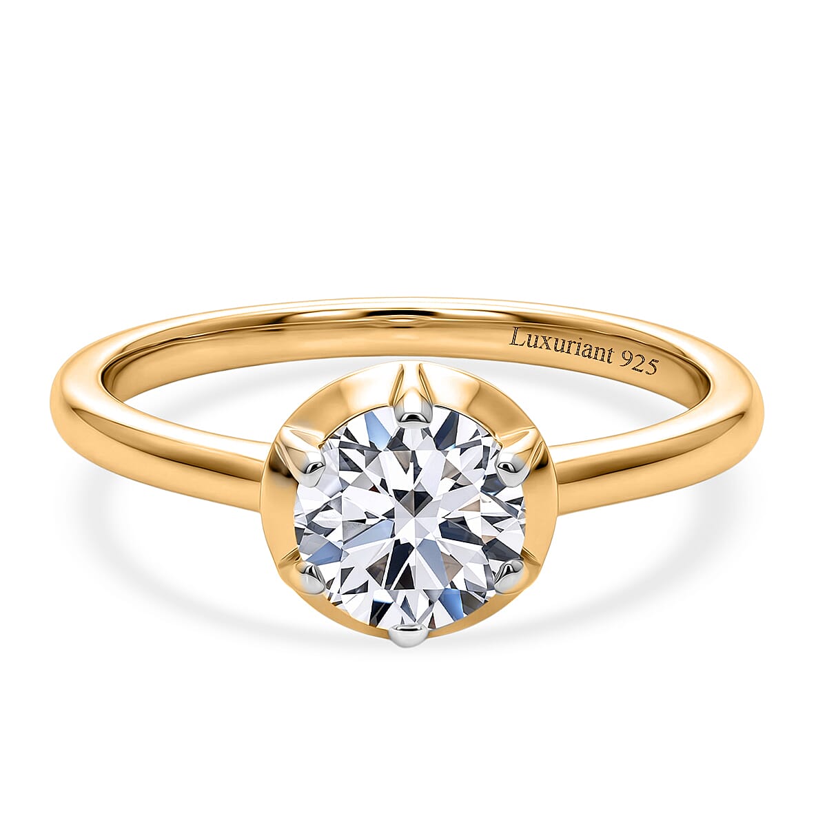Luxuriant SI-G-H Lab Grown Diamond Solitaire Ring in Sterling Silver 1.00 Ct.