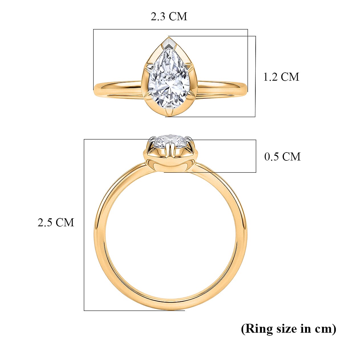 Luxuriant SI-G-H Lab Grown Diamond Solitaire Ring in Sterling Silver 1.00 Ct.