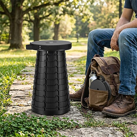 Telescopic Stool - Black
