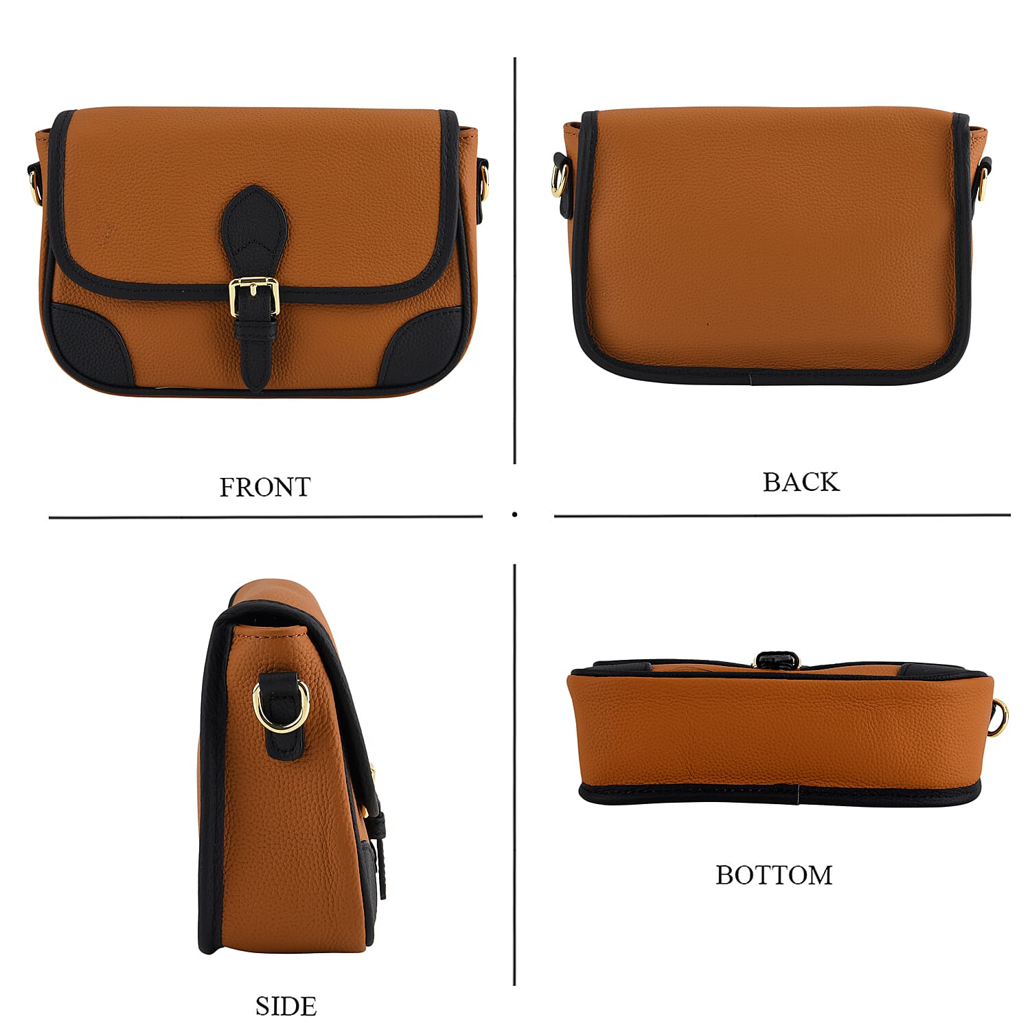Crossbody Bag (Size - One Size) - Tan
