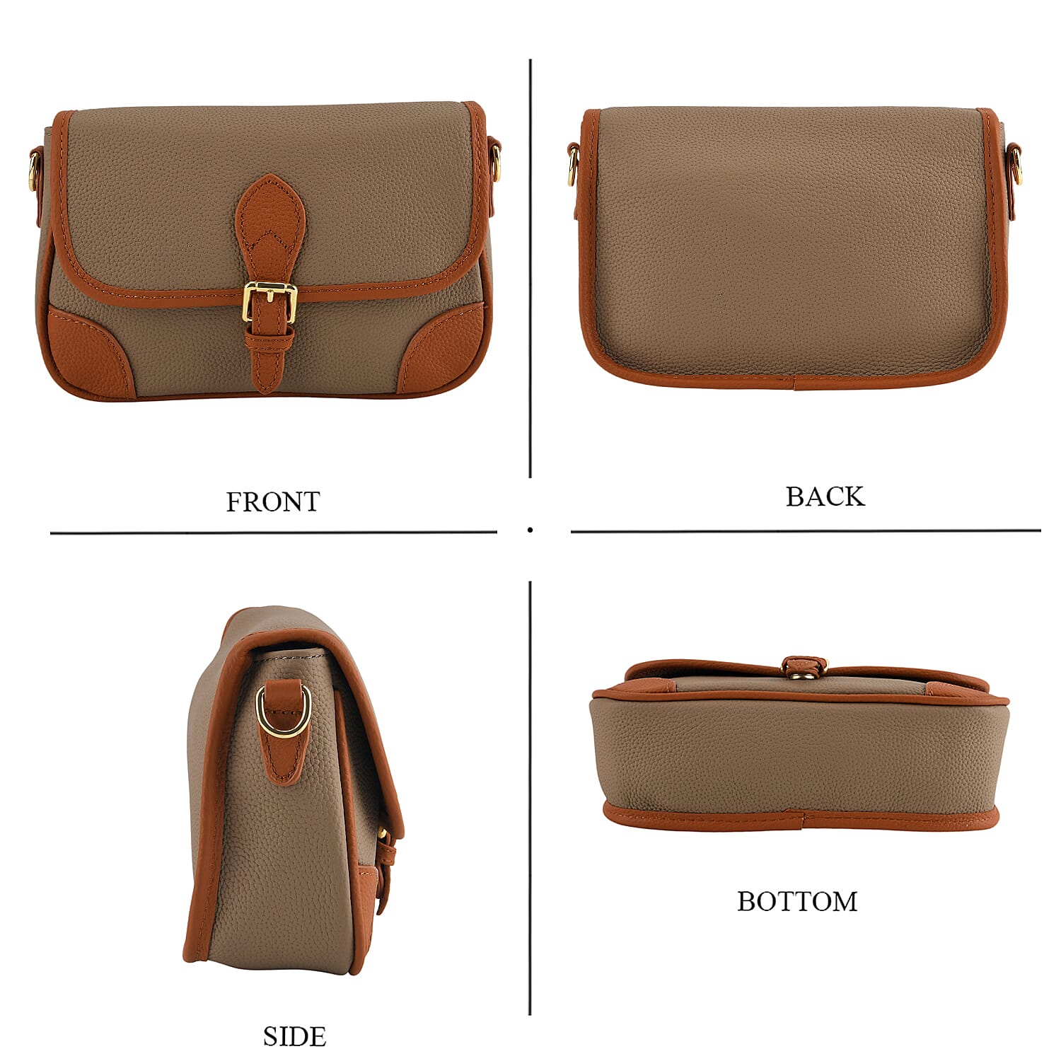 Crossbody Bag (Size - One Size) - Grey