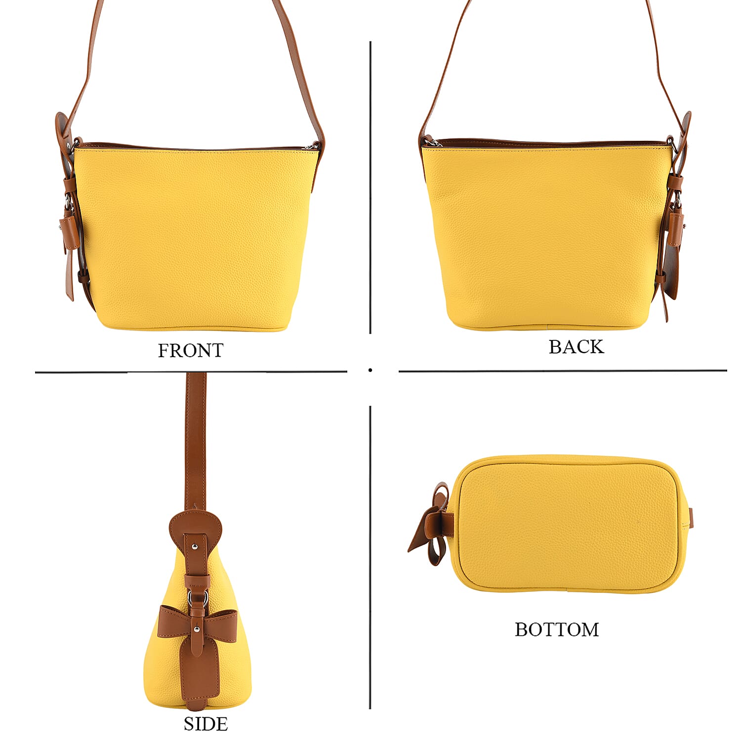 Crossbody Bag (Size - One Size) - Yellow