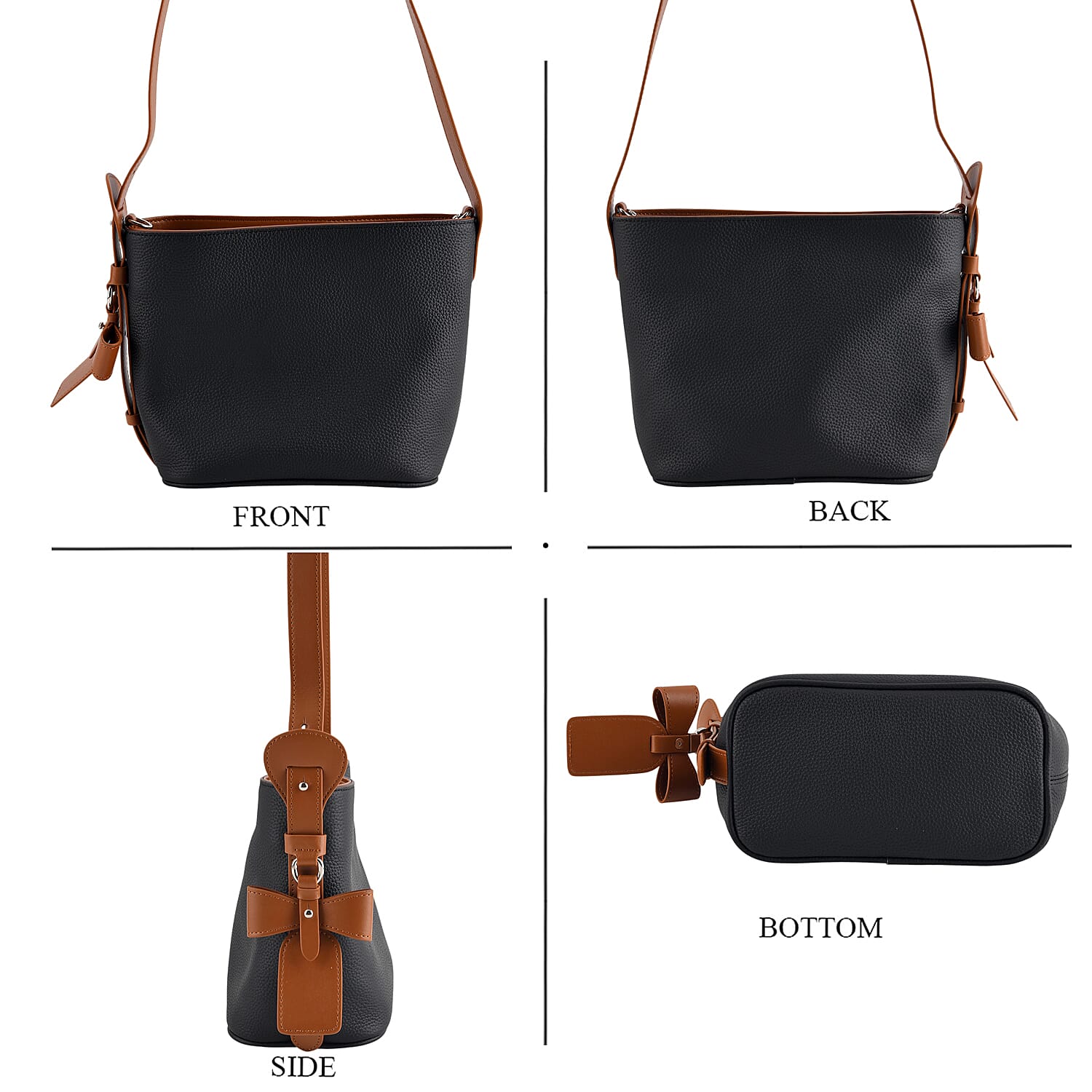 Crossbody Bag (Size - One Size) - Black