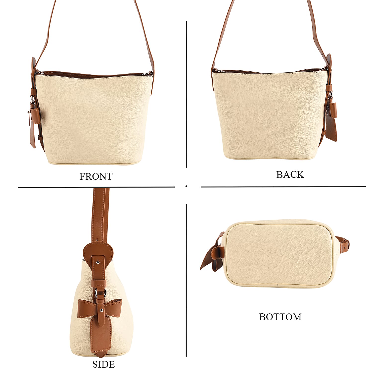 Crossbody Bag (Size - One Size) - Beige