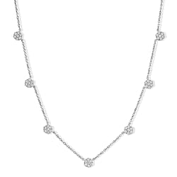 EverTrue - Natural White Diamond Necklace (Size - 20)