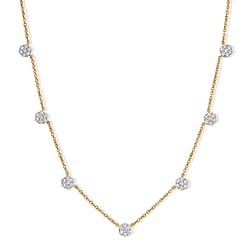 EverTrue - Natural White Diamond Necklace (Size - 20)