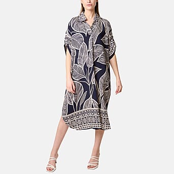 https://tjcuk.sirv.com/Products/85/6/8564392/Chilli-Charm-Leaf-Print-Short-Sleeve-Shirt-Dress-One-Size-Navy_8564392.jpg?w=342&h=342