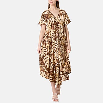https://tjcuk.sirv.com/Products/85/6/8564407/Chilli-Charm-Topical-Print-Flared-Dress-One-Size-Chocolate_8564407_1.jpg?w=342&h=342