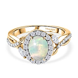 Royal Bali Collection - D'Joy Moissanite Halo Ring in Sterling Silver